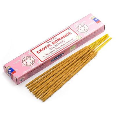 Exotic Romance Satya Incense Sticks 15 gram, SKU SERomance15, UPC 700317377726