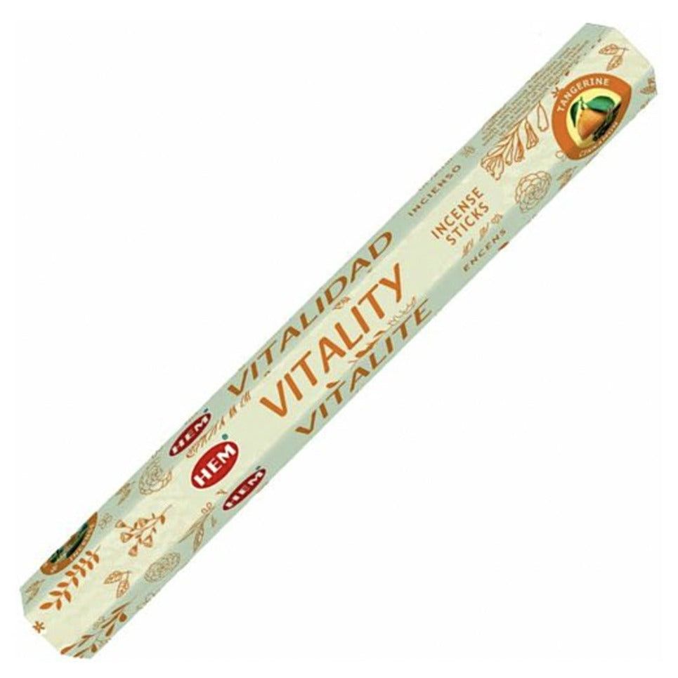 Vitality (Tangerine &amp; Cinnamon) HEM Incense Stick 20 Pack, SKU ARVI20, UPC 700317309482