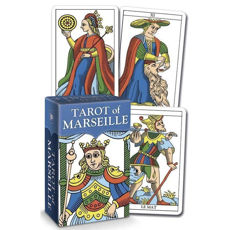 Tarot of Marseille Tarot Mini by Roberto de Angelis, SKU LW1098, UPC 6016209144142