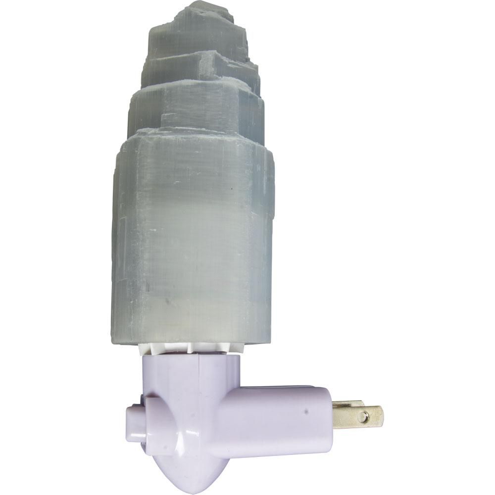 Electric Selenite Night Lamp - Rough, SKU KH-35862, UPC 6016204776720