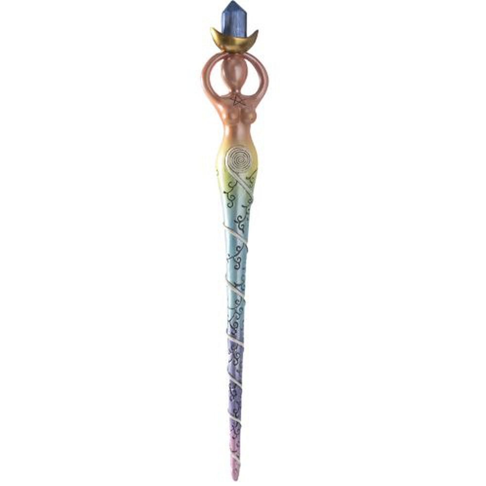 14&quot; Mystical Wand - Spiral Goddess, SKU PG-13948, UPC 700317058694