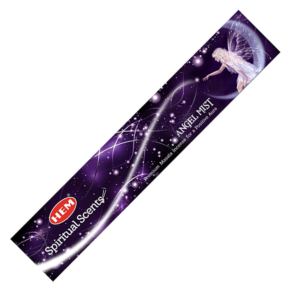 Premium Masala HEM Incense Sticks 15 grams - Angel Mist, SKU C08-03-HEM15-01, UPC 700317375432