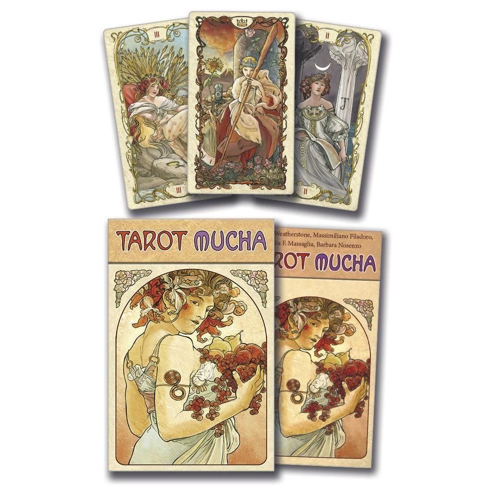 Tarot Mucha by Lo Scarabeo, SKU LW386, UPC 6016201495402