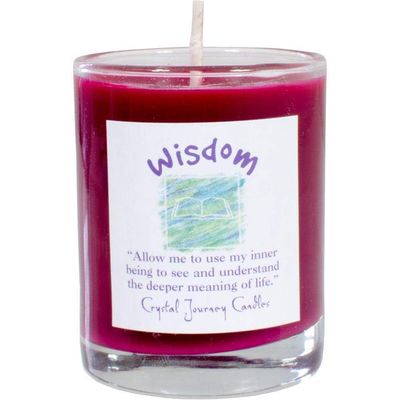 Reiki Charged Soy Herbal Filled Votive Candle - Wisdom, SKU KH-39241, UPC 6016209930981