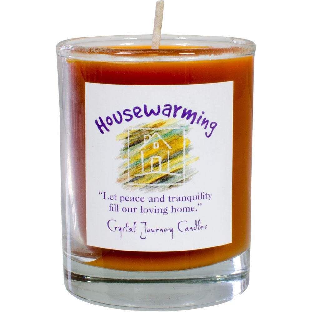 Reiki Charged Soy Herbal Filled Votive Candle - Housewarming, SKU KH-39222, UPC 6016204118186