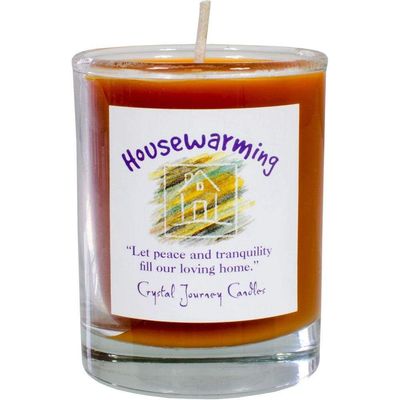 Reiki Charged Soy Herbal Filled Votive Candle - Housewarming, SKU KH-39222, UPC 6016204118186