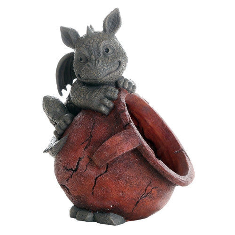 10&quot; Playful Garden Dragon Planter Garden Display, SKU PG-11885, UPC 700317023630