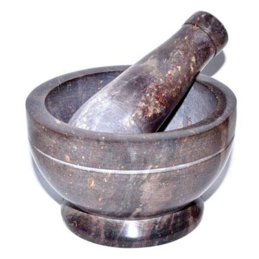 4&quot; Natural Mortar And Pestle Set, SKU 17480, UPC 6016218260291