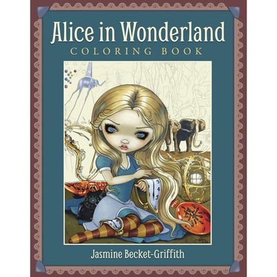 Alice in Wonderland Coloring Book by Jasmine Becket-Griffith, SKU LW1148, UPC 6016209998929