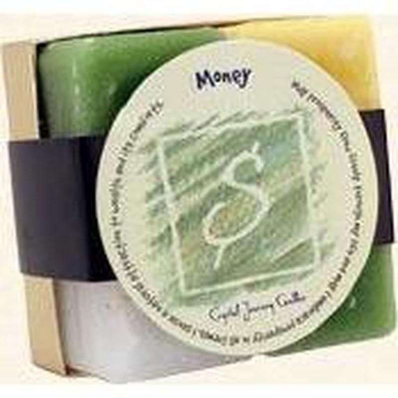 Herbal Candle Gift Set - Money (Herbal Collection), SKU CJ-G160, UPC 6016202166134