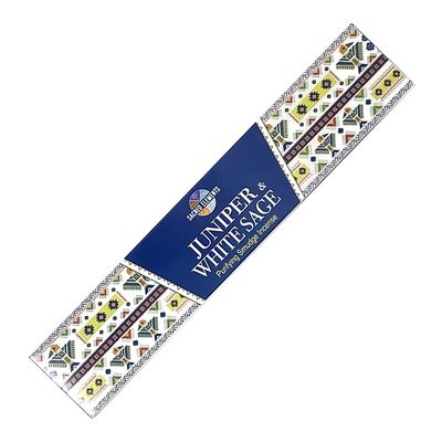 Premium Masala HEM Incense Sticks 15 grams - Juniper &amp; White Sage, SKU C08-03-HEM15-10, UPC 7003173…