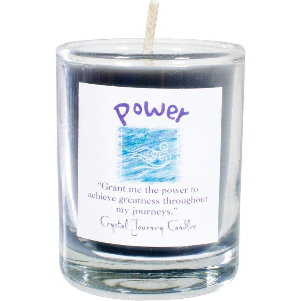 Reiki Charged Soy Herbal Filled Votive Candle - Power, SKU KH-39243, UPC 6016209154110