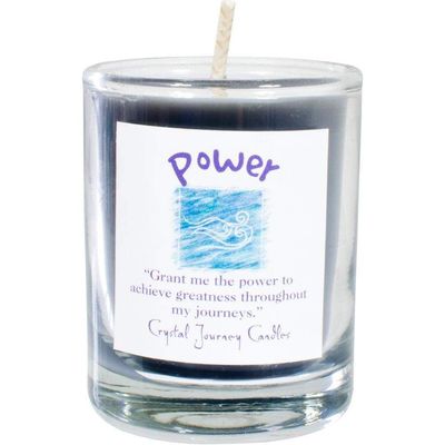 Reiki Charged Soy Herbal Filled Votive Candle - Power, SKU KH-39243, UPC 6016209154110