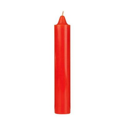 9&quot; Orange Jumbo Pillar Candle, SKU RM-9132, UPC 6016225774767