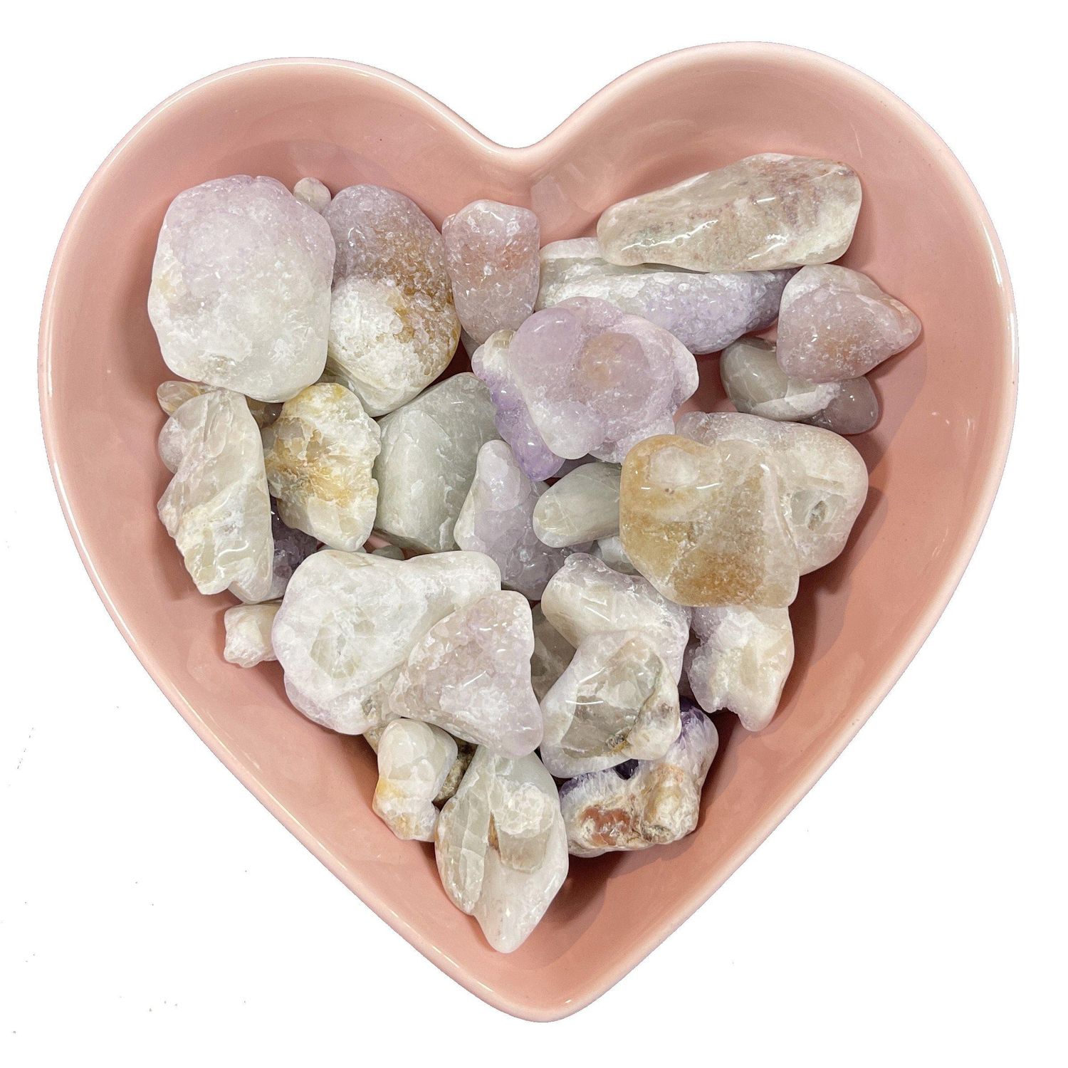 Spirit Quartz Tumbled Stone Natural Gemstone - One Stone, SKU TR-228, UPC 6016217196126