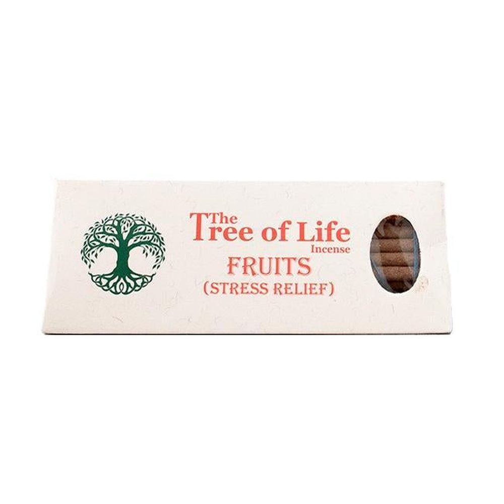 Tree of Life Tibetan Incense 30 Pack - FRUITS (Stress Relief), SKU BINS202-1, UPC 6016204057072