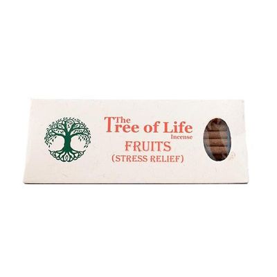 Tree of Life Tibetan Incense 30 Pack - FRUITS (Stress Relief), SKU BINS202-1, UPC 6016204057072