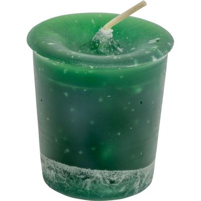 Sage Herbal Votive Candle - Green, SKU KH-81416-D18, UPC 6016208343379