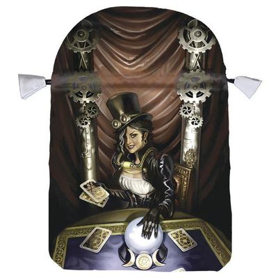 Steampunk High Priestess Satin Tarot Bag by Llewellyn, Barbara Moore, Aly Fell, SKU LW1167, UPC
