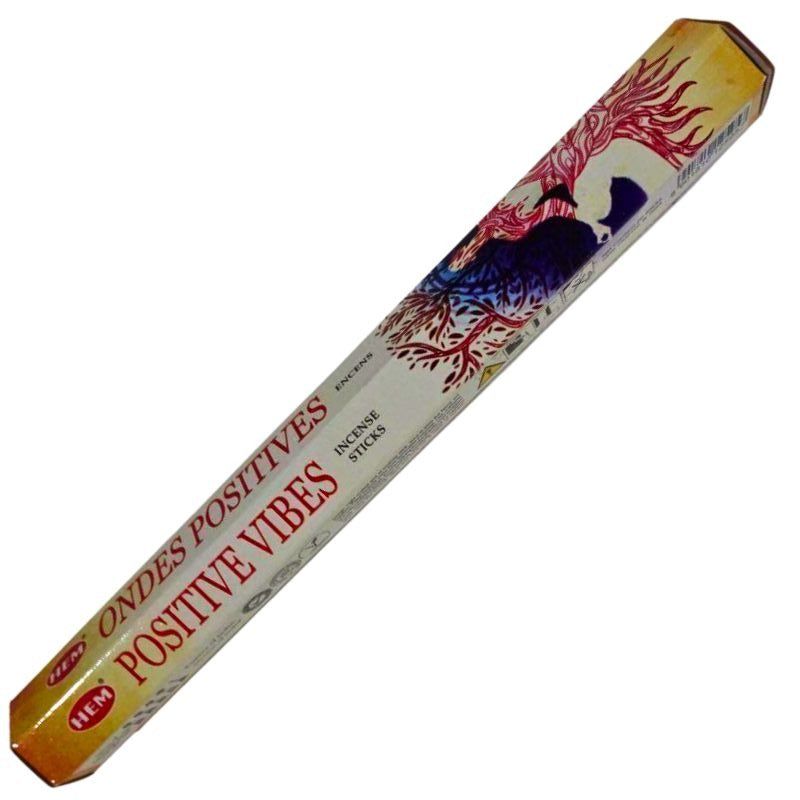 Positive Vibes HEM Incense Stick 20 Pack, SKU PV20, UPC 700317377160