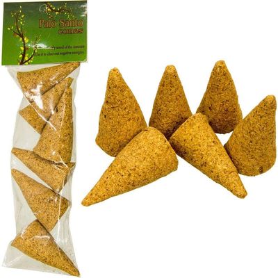 Specialty Incense - Palo Santo Cones (Pack of 6), SKU KH-73034, UPC 6016223490492