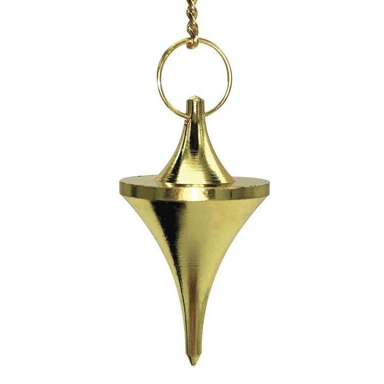 Deluxe Gold Cone Pendulum by Lo Scarabeo, SKU LW1821, UPC 6016254316303