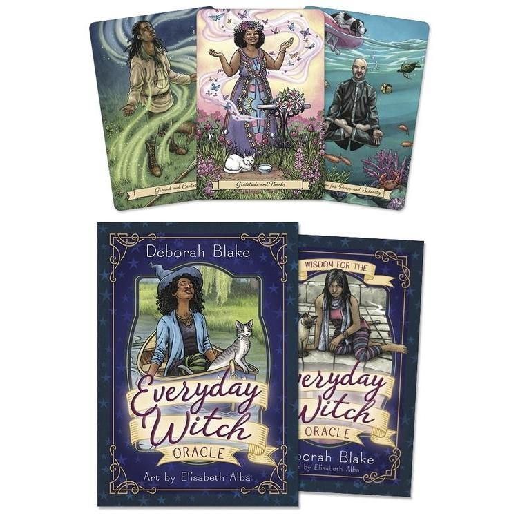 Everyday Witch Oracle by Deborah Blake, Elisabeth Alba, SKU LW349, UPC 700317032359