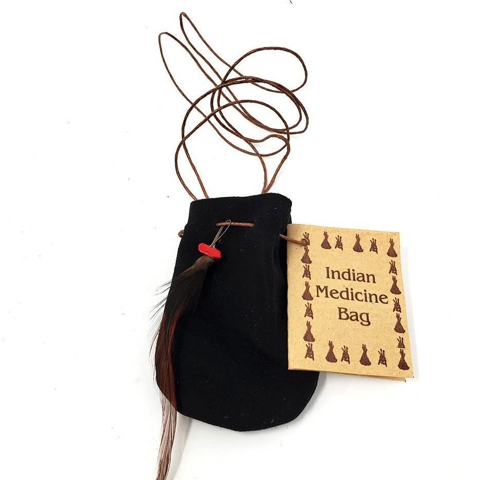 3&quot; Medicine Dream Bag - Black, SKU Med-Bag-BLACK, UPC 6016207687627