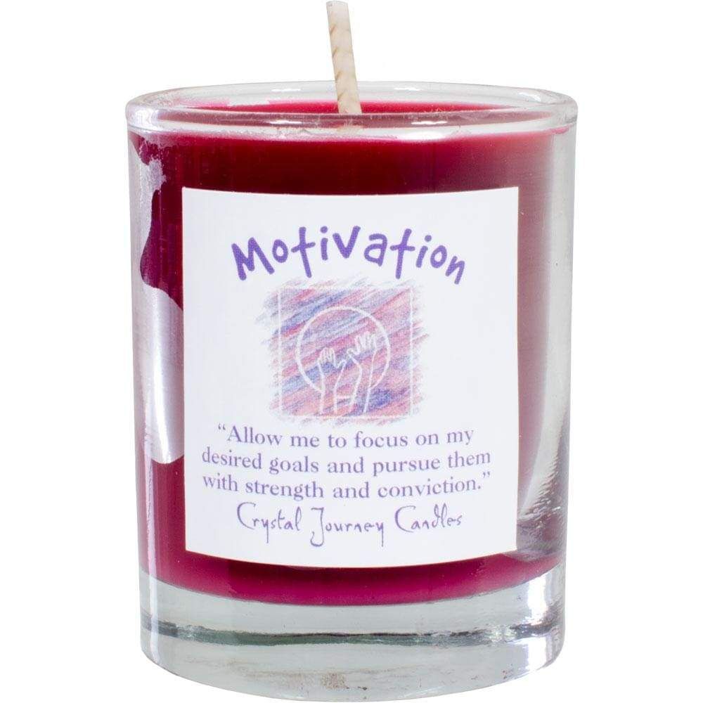 Reiki Charged Soy Herbal Filled Votive Candle - Motivation, SKU KH-39230, UPC 6016214220299