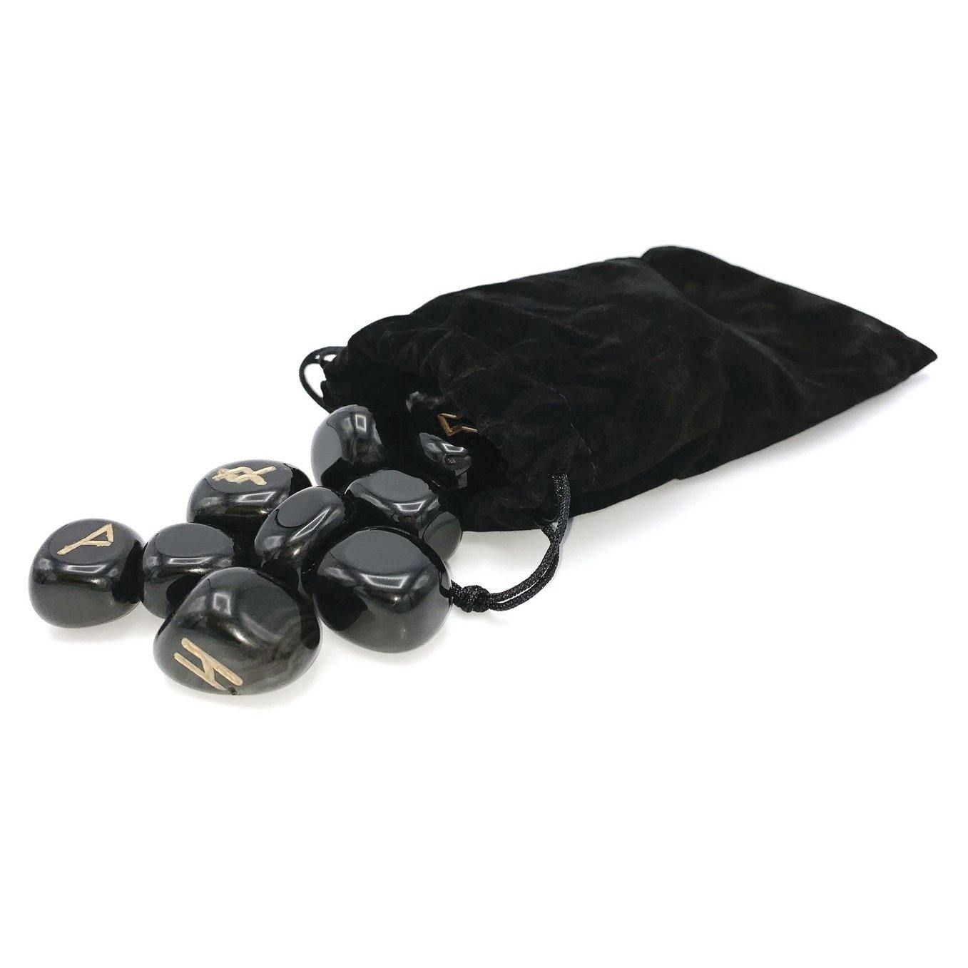 Black Agate Runes by Lo Scarabeo, SKU LW1559, UPC 6016220888827