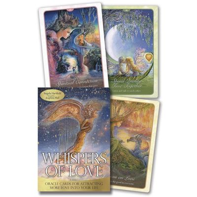 Whispers of Love Oracle Cards by Angela Hartfield, Josephine Wall, SKU LW189, UPC 6016200279201