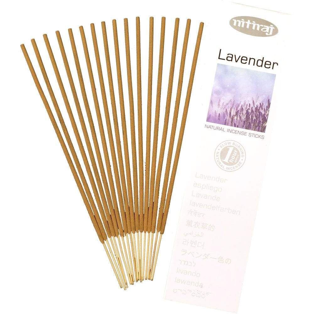 Nitiraj Incense 25 gram - Lavender (Pack of 6), SKU KH-72805, UPC 6016204939941
