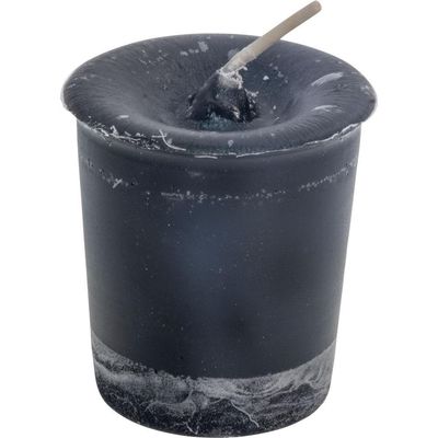 Protection Herbal Reiki Charged Votive Candle - Black, SKU KH-81516-D18, UPC 6016241596510