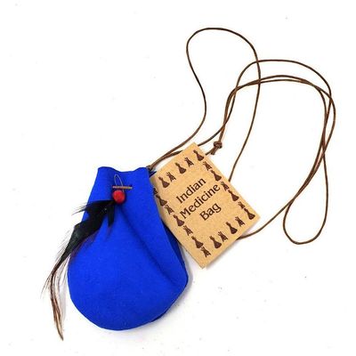 3&quot; Medicine Dream Bag - Blue, SKU Med-Bag-Blue, UPC 6016202969926