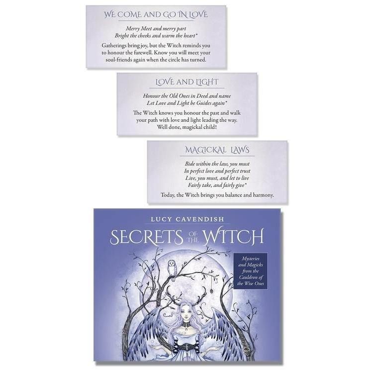 Secrets of the Witch Affirmation Deck by Lucy Cavendish, SKU LW532, UPC 6016202737785