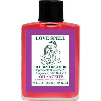 1/2 oz Indio Oil - Love Spell, SKU WP-286-544, UPC 6016203948913