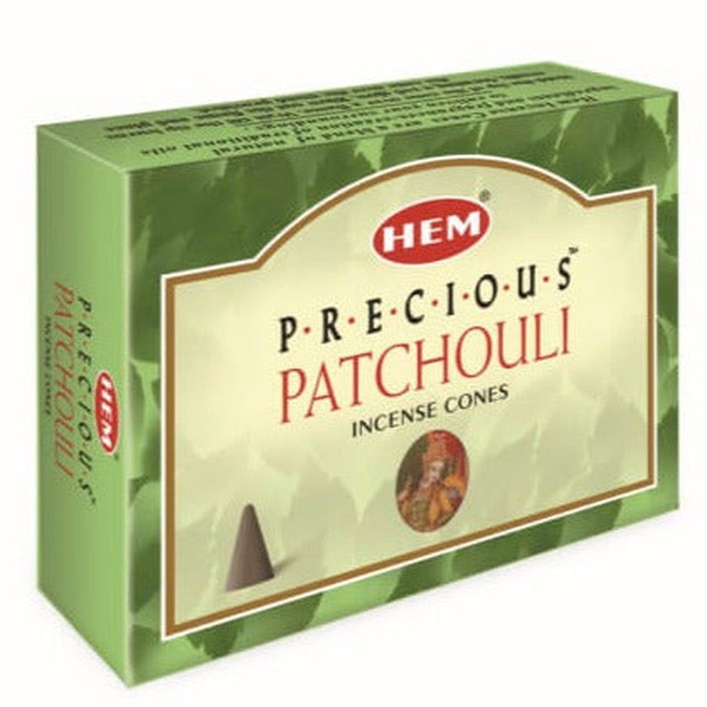 Patchouli HEM Cone Incense (10 Cones), SKU PA12, UPC