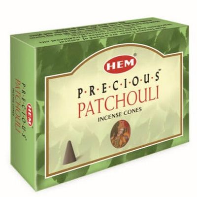 Patchouli HEM Cone Incense (10 Cones), SKU PA12, UPC