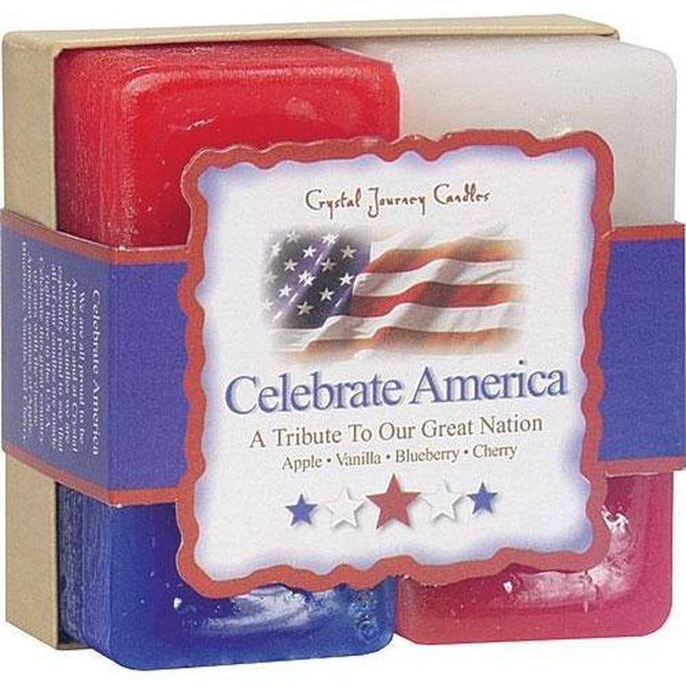 Herbal Candle Gift Set - Celebrate America Candles, SKU CJ-G007, UPC 6016200963988