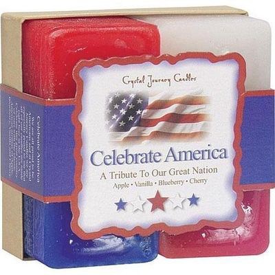 Herbal Candle Gift Set - Celebrate America Candles, SKU CJ-G007, UPC 6016200963988