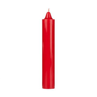 9&quot; Red Jumbo Pillar Candle, SKU RM-9126, UPC 6016209546526