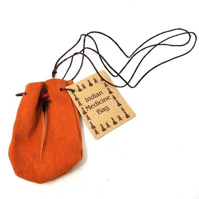 3&quot; Medicine Dream Bag - Orange, SKU Med-Bag-ORANGE, UPC 6016208751709