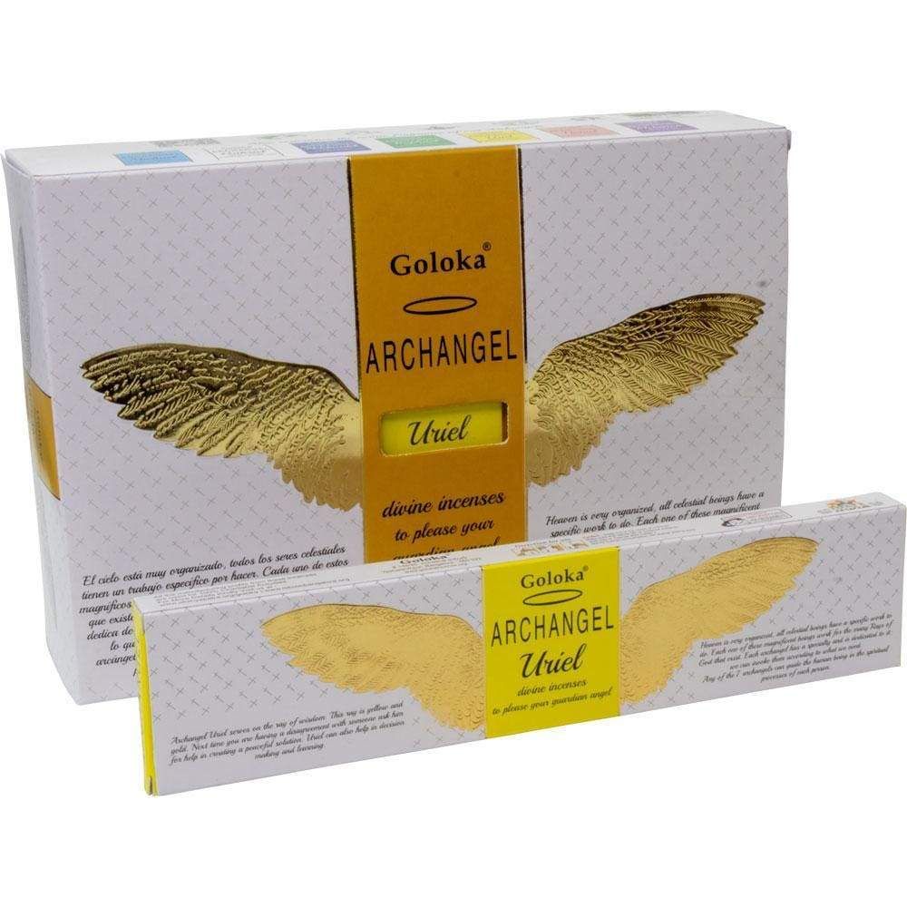 Goloka Archangel Incense 15 grams - Uriel (Pack of 12), SKU KH-75009, UPC 6016200780714