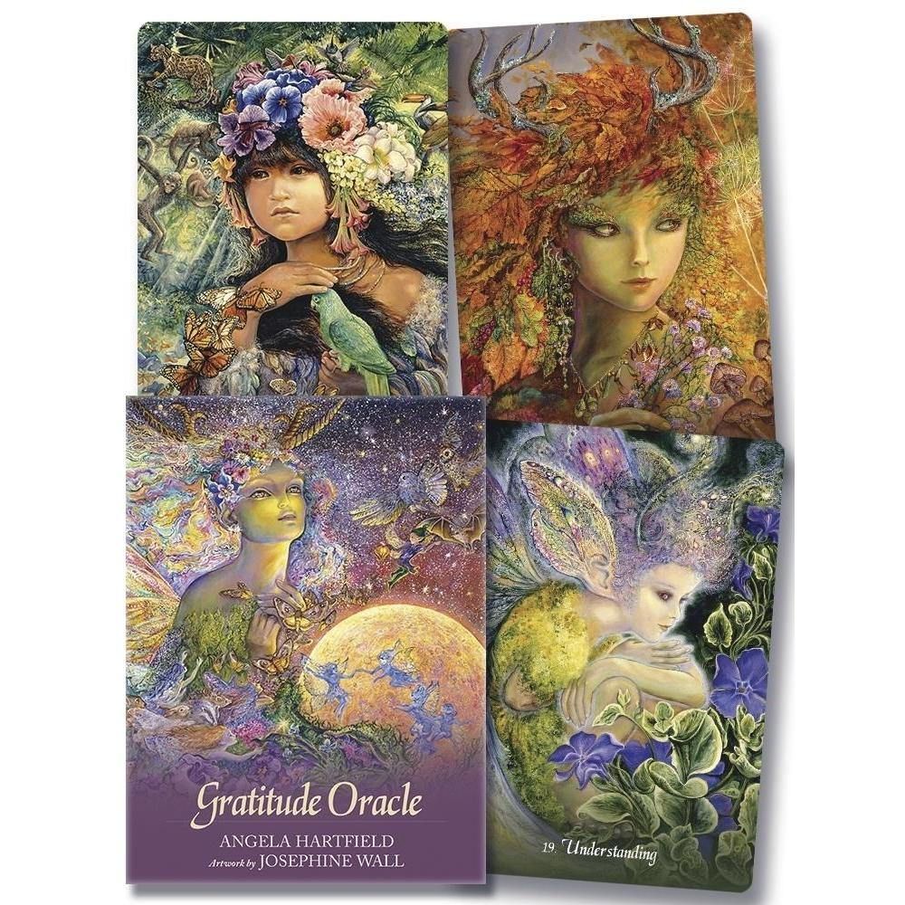 Gratitude Oracle by Angela Hartfield, Josephine Wall, SKU LW169, UPC 6016200139130