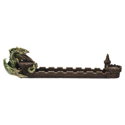 11&quot; Dragon Castle Stick Incense Burner, SKU PG-14297, UPC 700317049906