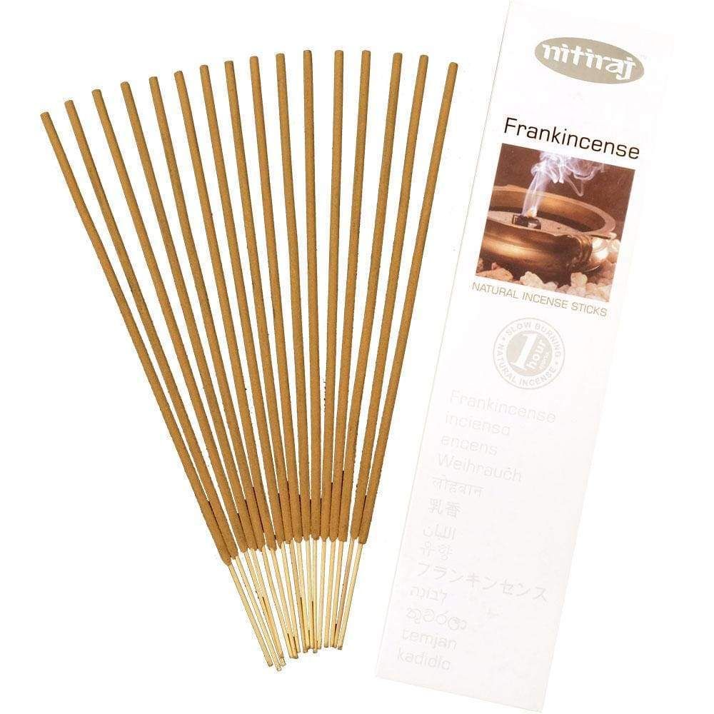 Nitiraj Incense 25 gram - Frankincense (Pack of 6), SKU KH-72802, UPC 6016201871862
