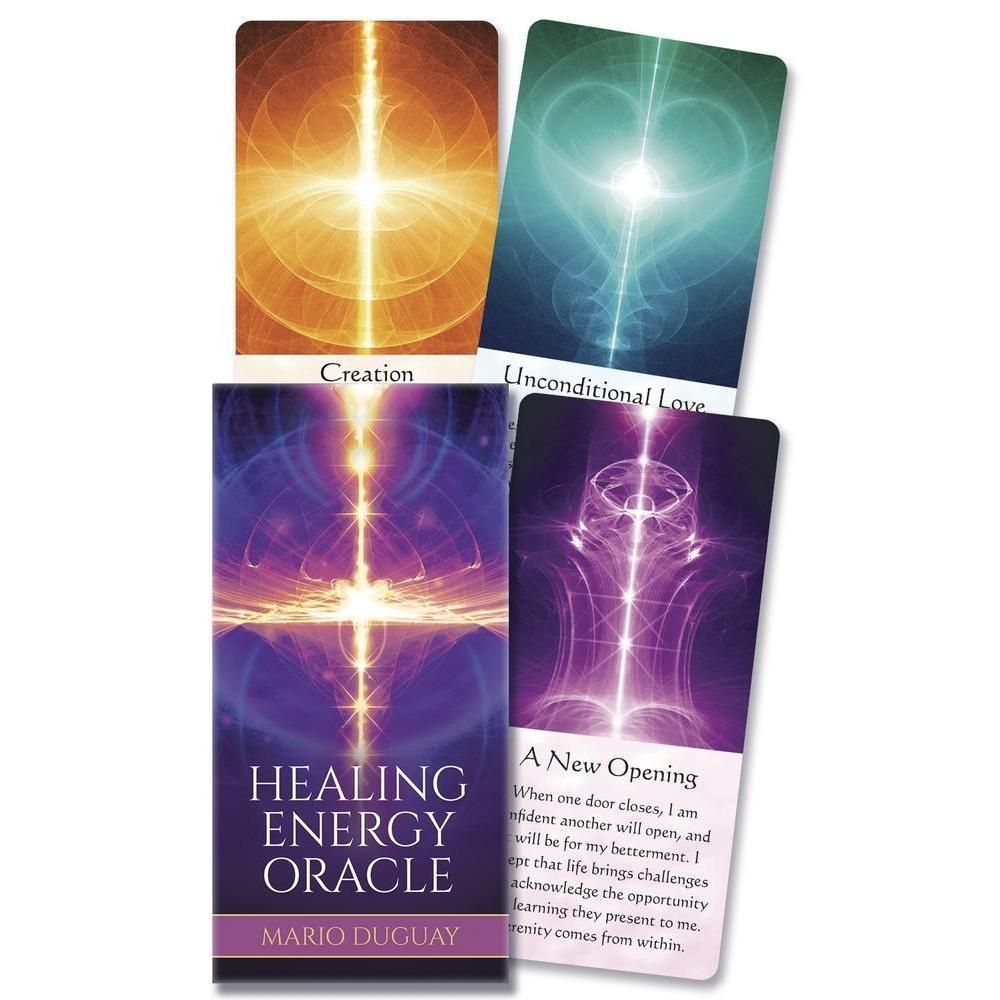 Healing Energy Oracle by Mario Duguay, SKU LW1698, UPC 6016229964959