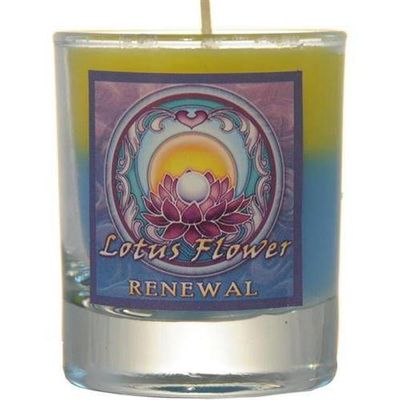Soy Filled Votive Candle Holders Mandala - Renewal, SKU CJ-GH107, UPC 6016201372338
