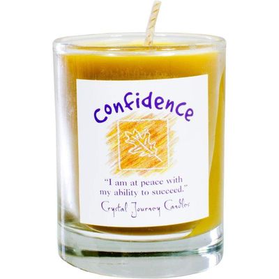 Reiki Charged Soy Herbal Filled Votive Candle - Confidence, SKU KH-39236, UPC 6016202254282
