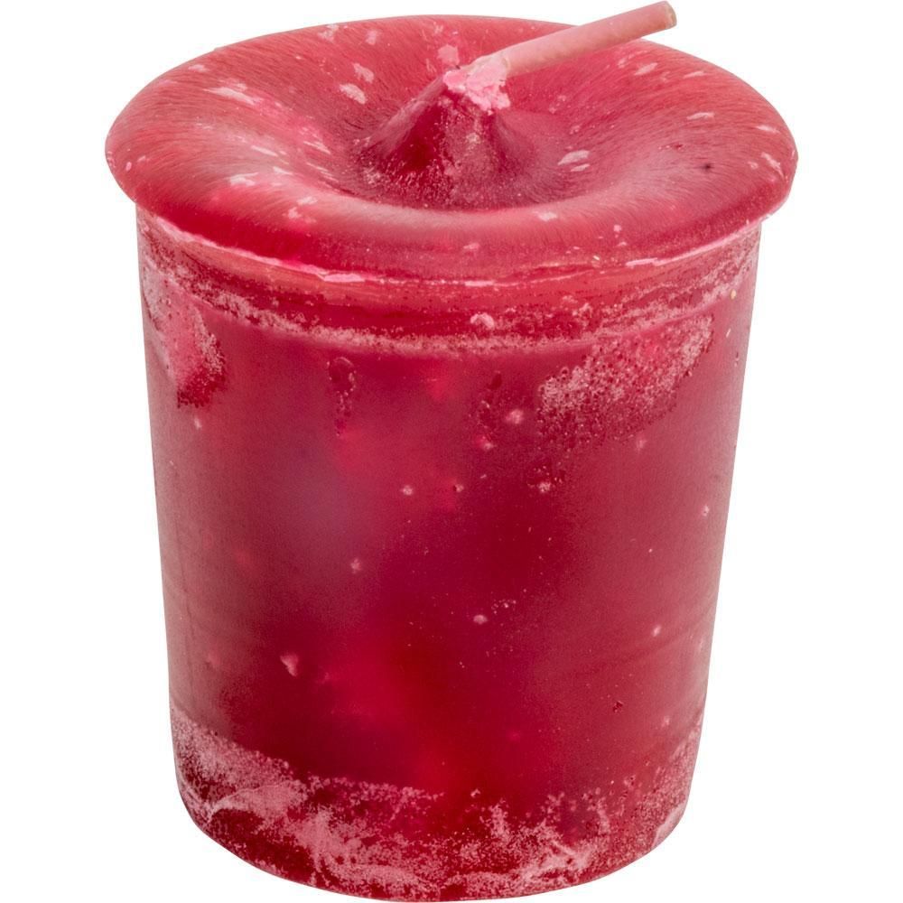 Seduction Charged Herbal Votive - Red Pink, SKU KH-81517-D18, UPC 6016210492430